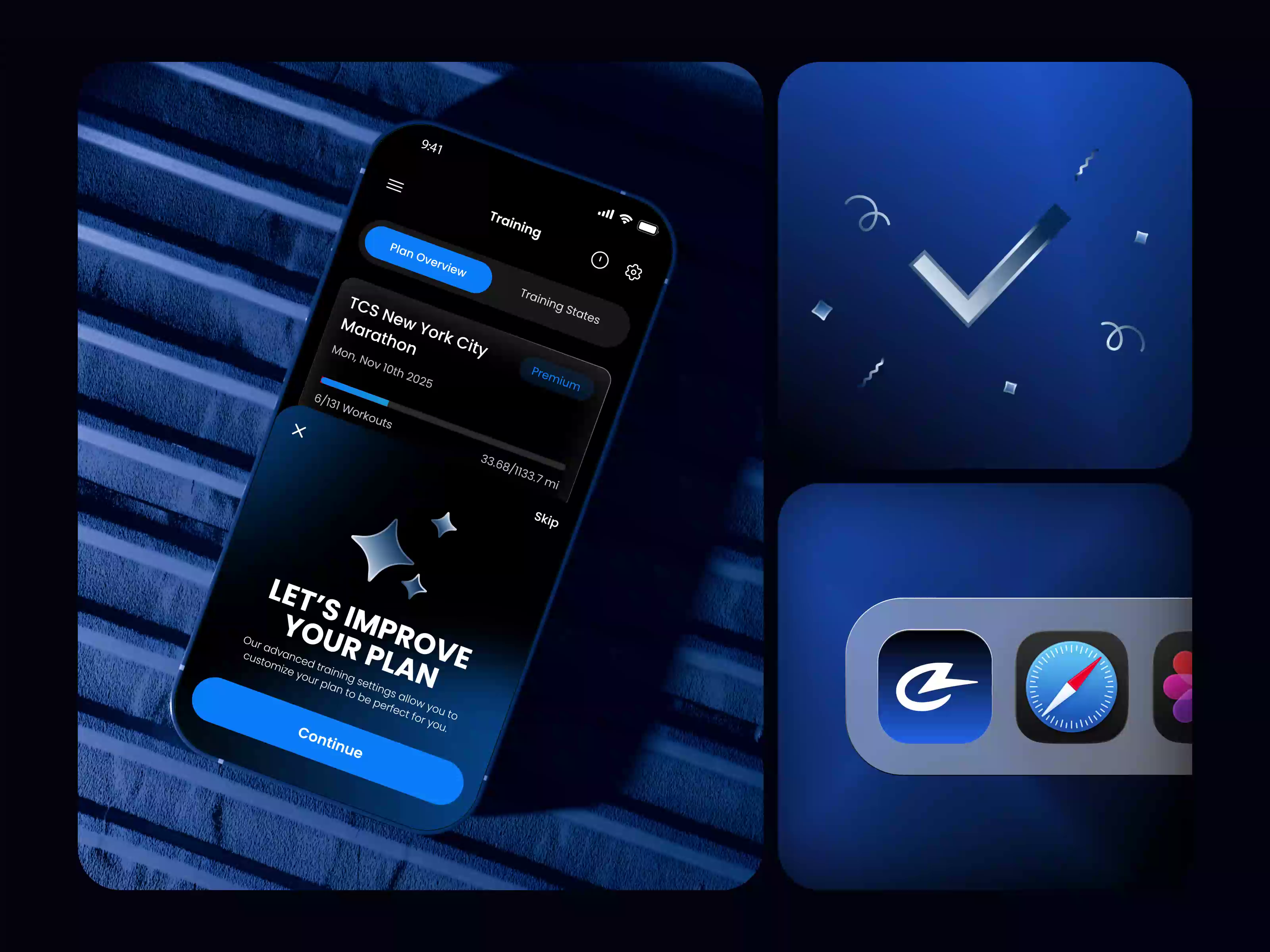 Example of Endorphins Running App Micro interactions