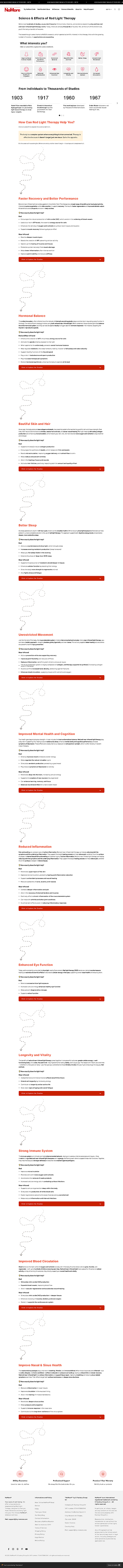 Science & Effects of Red Light Therapy Template on Gempages clone gempages funnel funnel gempages gempages funnel gempages template product page shopify shopify landing page design shopify template template