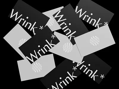 Wrink* abstract brand design illustration logo logotype mark minimalism simple ui