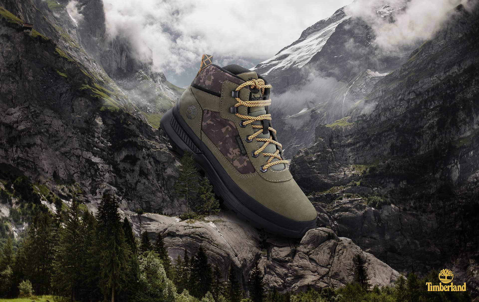 Timberland Shoes — Photo, Retouch & Visual Concept creative photography fashion product footwear poster design product photography retouch studio photography timberland visual concept