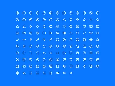 Outline Icons - Lookscout Design System design icon set iconography icons outline ui user interface ux vector