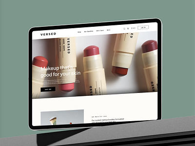 Full Case Study:VERSD Skincare E-commerce Redesign b2b bank detail beauty beauty app design beauty wishlist case study chackoutpage designkast e com website e commerce website full case study google pay luxury skin care website payment shopping cart uiux uiux design versed redesign website