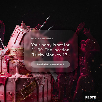 A quick creative spark for a birthday! graphic design invitation photoshop