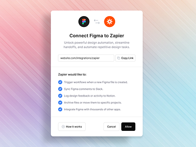 Integrations Modal for SaaS app connect design integrations product design saas design ui ui design ui designer ux ux design web design