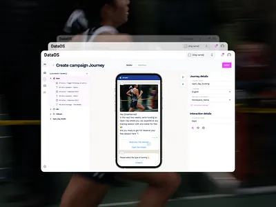 ⬆️ AI-Driven Campaign Builder ai marketing automation platform branding campaign builder campaign management customer journeys data integration design illustration logo marketing automation marketing tools personalized marketing productdesign ui ux workflow automation
