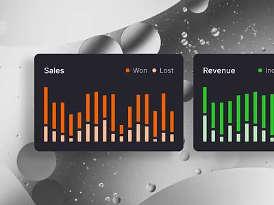 Sales and Revenue Analytics for Dashboard analytics chart dashboard design graph metrics product design revenue saas saas design sales chart statistics ui ui design ui designer ux ux design web app web design webapp