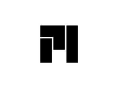 PM or MP bold brand branding design icon identity lettermark logo logo design logo designer minimalist modern monogram mp pm symbol