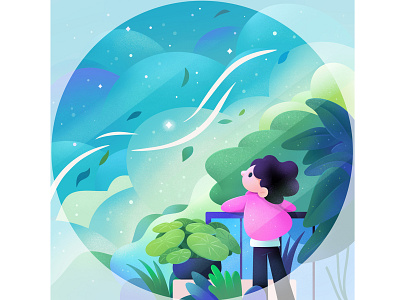 Skyland - part of project abstract animation art branding cartoon character concept design illustration zutto