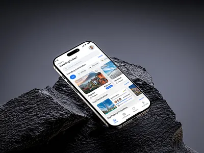 Tourio Travel Booking Mobile App Kit app design design figma mobile app ui uiux user experience