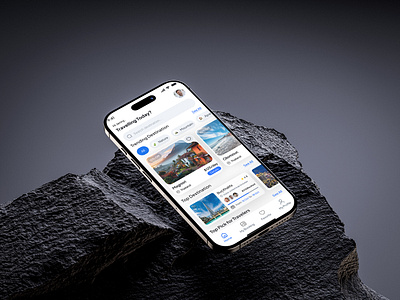 Tourio Travel Booking Mobile App Kit app design design figma mobile app ui uiux user experience