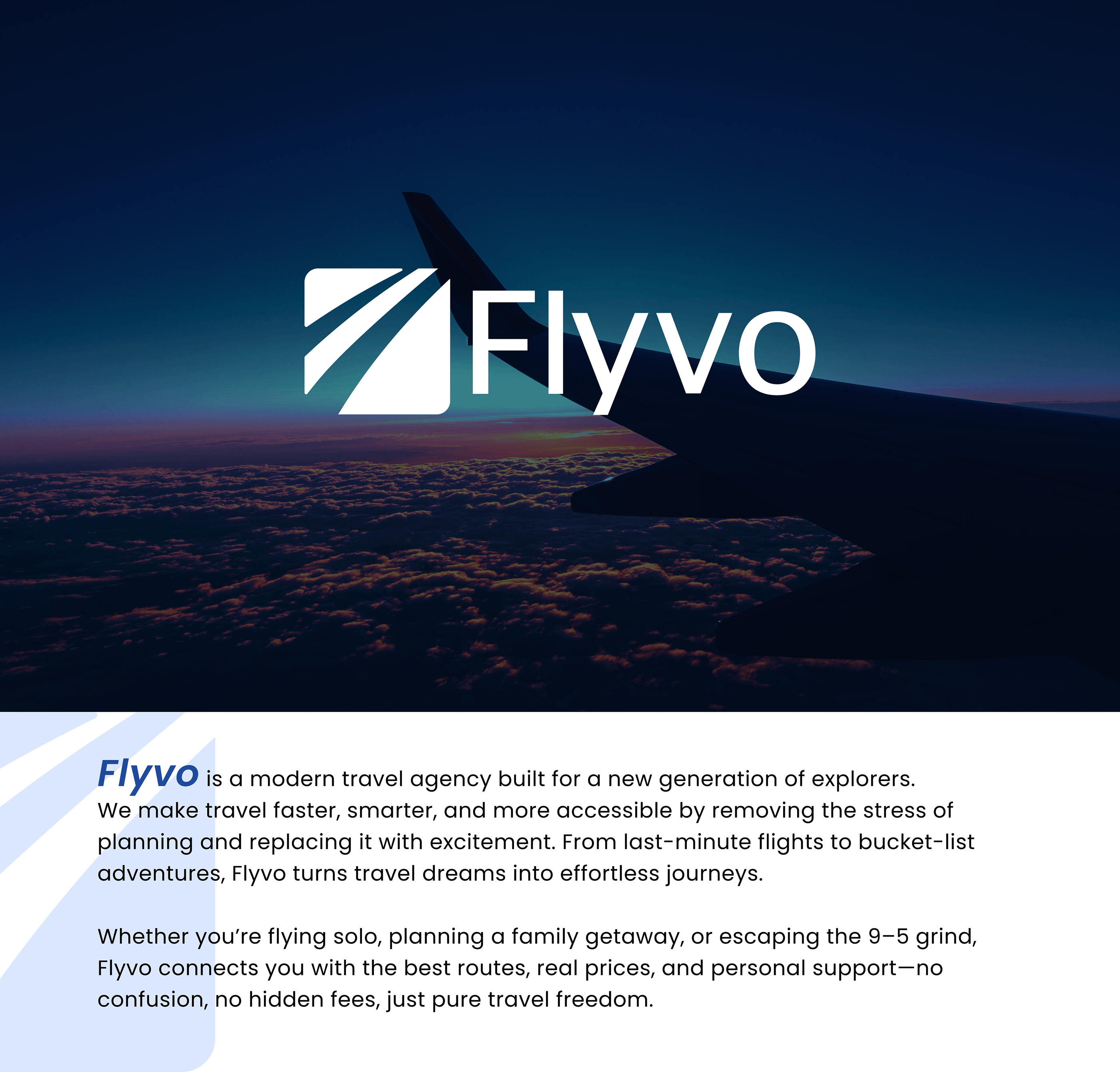 Flyvo - Logo Design I Travel Tourism Agency Branding branding design logo