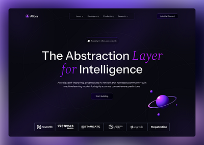 AI Platform Website ai cloud ai pattern visualization ai powered design platform ai startup ai technology ai tool ai website design anding page animation artificial intelligence homepage interface landing page neural network service software startup uiux web design web platform