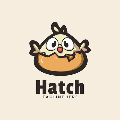 Hatch animal branding cute mascot design graphic design illustration logo ui vector