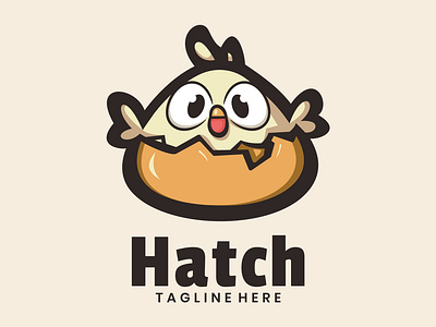 Hatch animal branding cute mascot design graphic design illustration logo ui vector