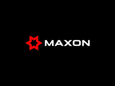 Maxon 3d branding design identity logo software