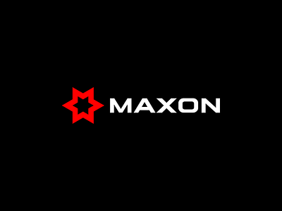 Maxon 3d branding design identity logo software