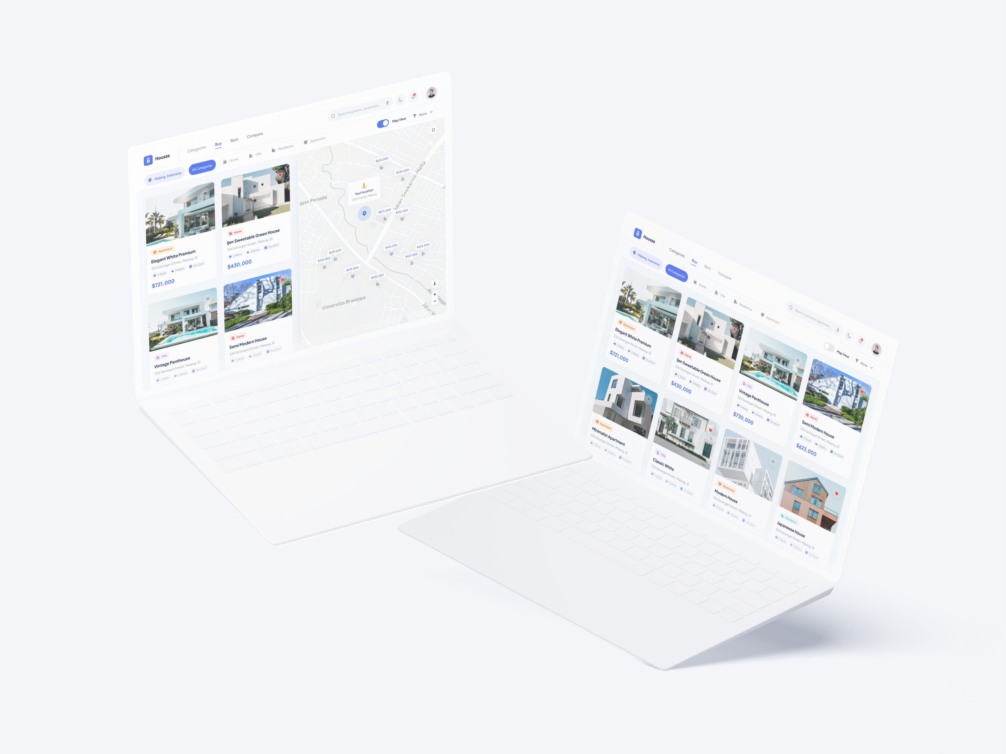 Houze Real Estate Dashboard by Anggun Dipa for Dipa Inhouse on Dribbble