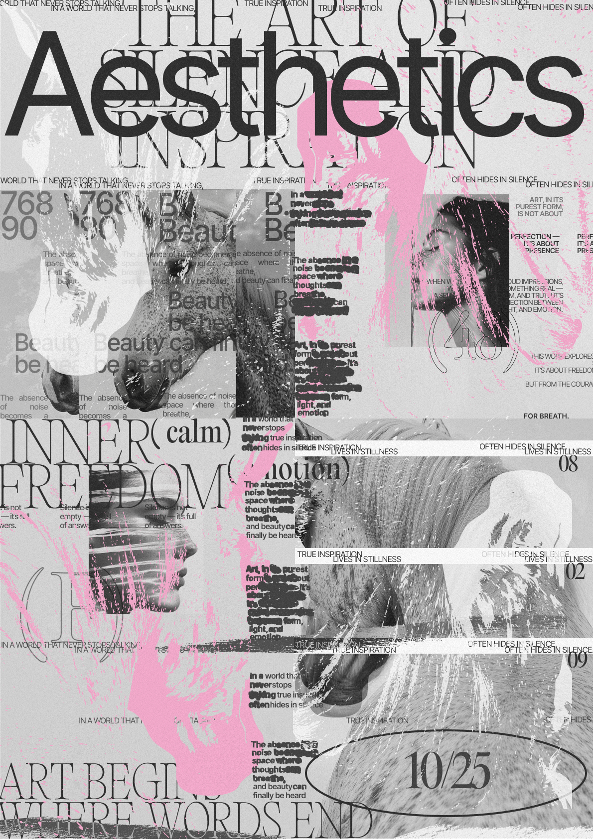 Whisper Aesthetics branding graphic design ui