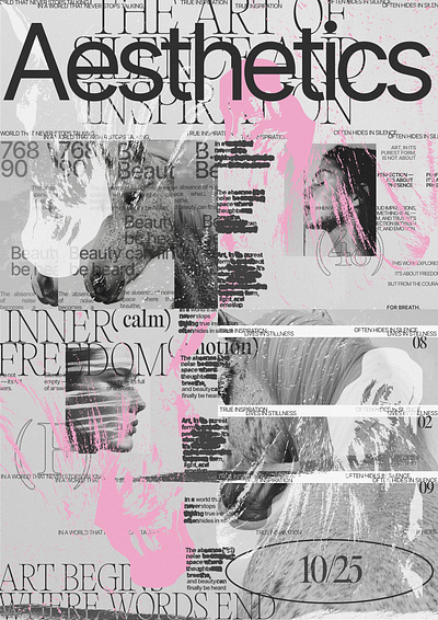 Whisper Aesthetics branding graphic design ui