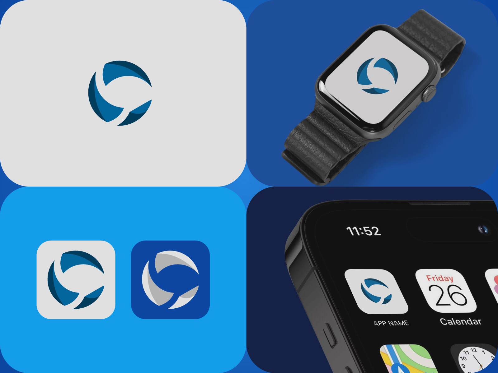 Example of Custom Business Logo.Branding & Identity