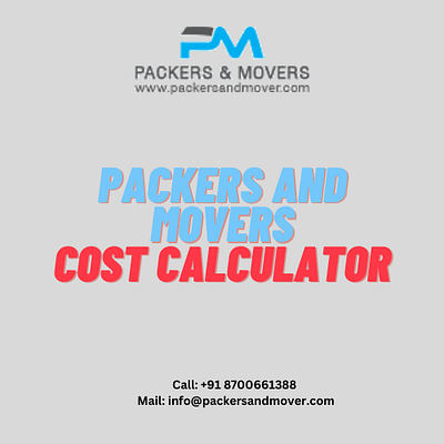 Packers and Movers Cost Calculator branding design graphic design