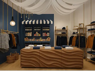 Aménagement - Moodboard - Concept store