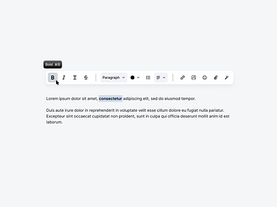 Text Editor for Blog SaaS blog design editor product design saas saas design tab bar text text editor ui ui design ui designer ux ux design web app web design webapp writing