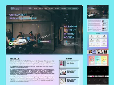 IT Agency Website agency branding graphic design landing page design seopage1 uiux website design