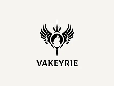 Logo l Logo design branding creative brand mark custom logo design fantasy logo graphic design logo logo design minimalist emblem modern crest design mythology logo power and strength logo premium brand identity print vector warrior symbol winged wolf logo