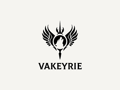 Logo l Logo design branding creative brand mark custom logo design fantasy logo graphic design logo logo design minimalist emblem modern crest design mythology logo power and strength logo premium brand identity print vector warrior symbol winged wolf logo