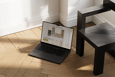 Roomology Web Mockup brand identity branding logo design mockup typography visual identity