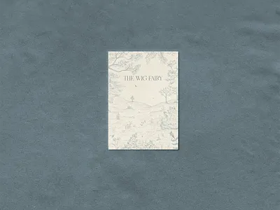 The Wig Fairy brand identity branding illustration logo design logo design concept typography visual identity