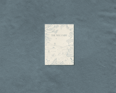 The Wig Fairy brand identity branding illustration logo design logo design concept typography visual identity