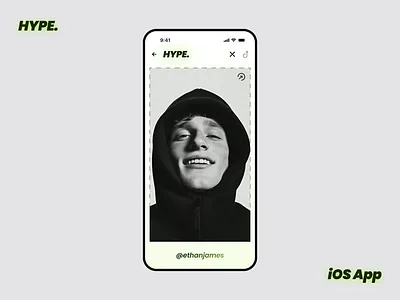 HYPE. iOS App Creator Hype Screen app creator hype ios app iphone mobile post post screen ui