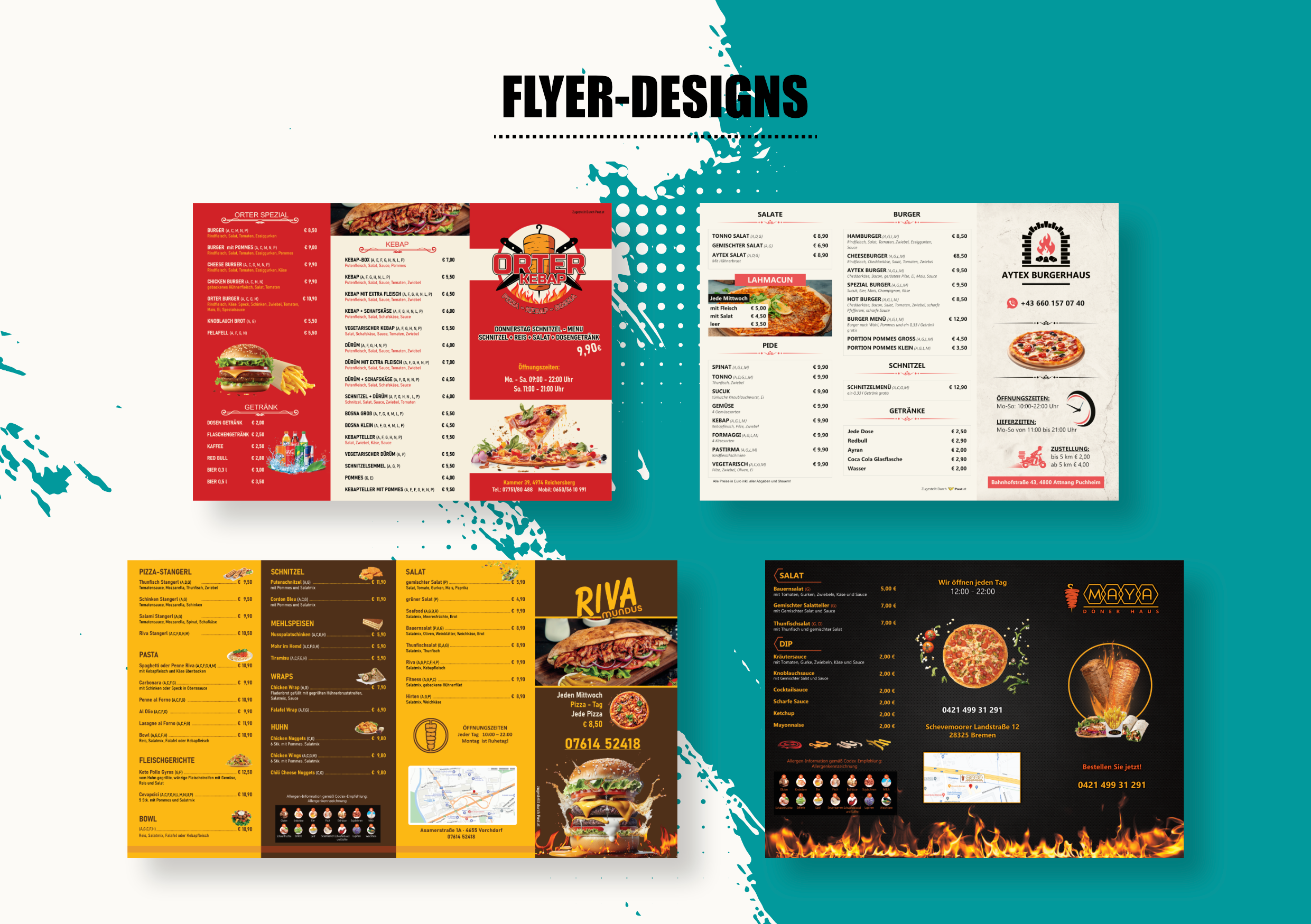 Flyer Designs branding flyer designs graphic design