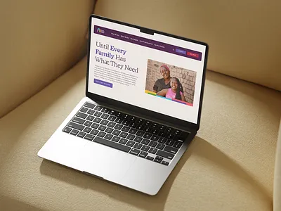 People Serving People branding graphic design non profit ui web design