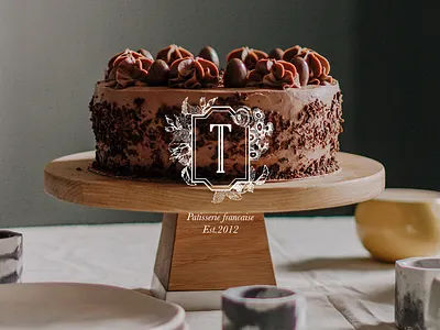 Tartelette aini medina branding dessert femenine logo tartelette