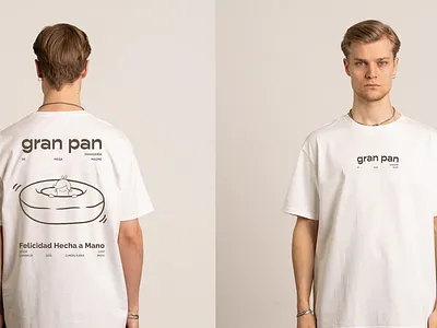 Gran Pan aini medina branding bread illustration packaging shirt sourdough