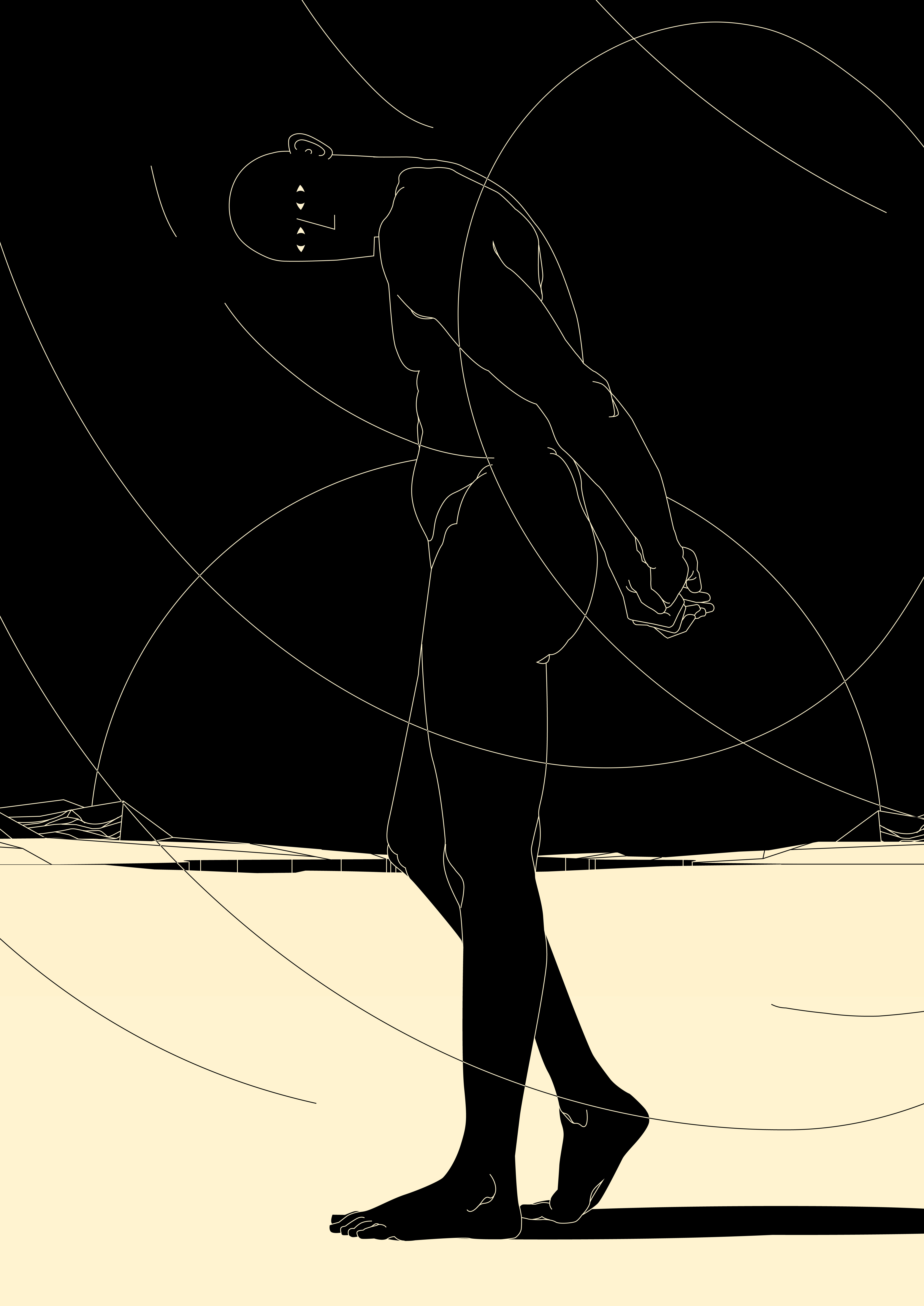 Before a storm abstract branding composition conceptual illustration cut out design dual meaning editorial editorial illustration figurative art figure figure illustration illustration laconic lines metaphor minimal