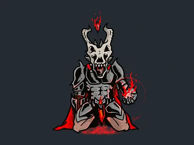 Quick Procreate Dragon Armor Test design graphic design illustration illustrations