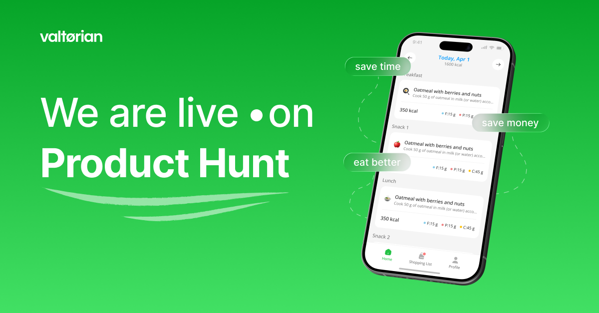 PlanEat AI — From Preferences to Weekly Plan in 60s ai foodtech grocerylist healthtech mealplanner mobileapp personalization producthunt