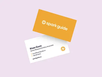 Spark Early Childcare Guide Branding alberta branding business cards childcare early ece education graphic design guide ideas ignite learning logo spark sparking