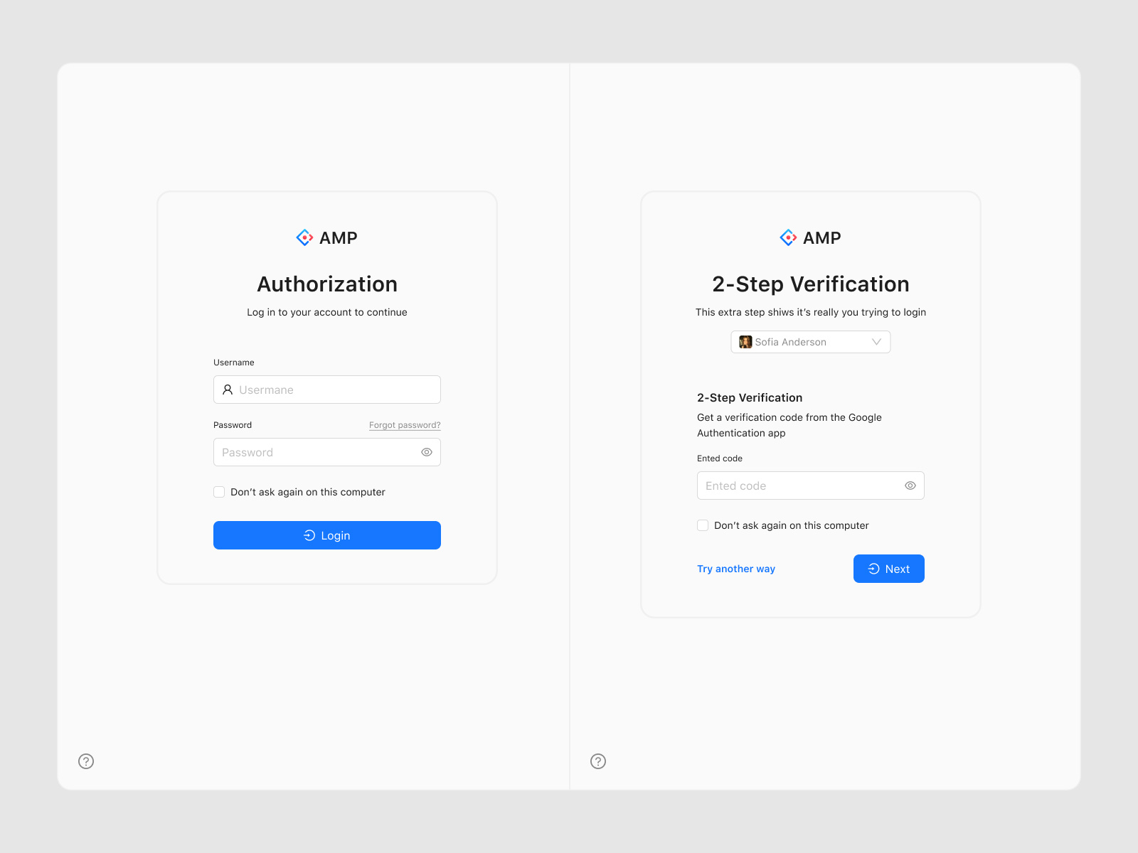 User management (Authorization / Verification) by Alina Lukashova on ...