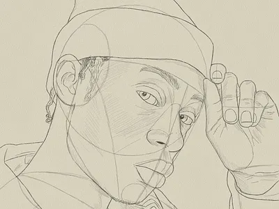 Model Drawing Sketch Study by Oz Galeano art arte boceto design dibujo drawing illustration model ozgaleano pencil portrait retrato sketch