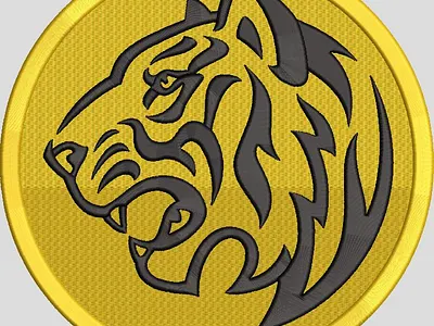 Tiger Embroidery Logo — Wilcom Digitized Now ranking on Google’s 3d 3d embroidry digitizer digitizing embroidery digitizing embroidrry logo tiger digitizing