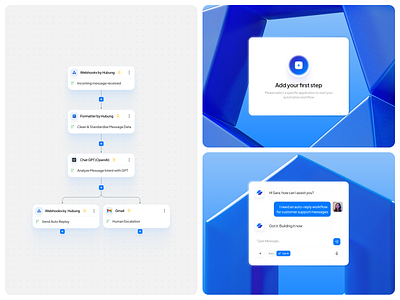 Hubung - First step in AI Automation Dashboard add file ai ai agent ai automation ai platform artificial intelligence automation automation workflow chat clean design dashboard dashboard component dashboard design modern design ui upload file uploader ux workflow workflow builder