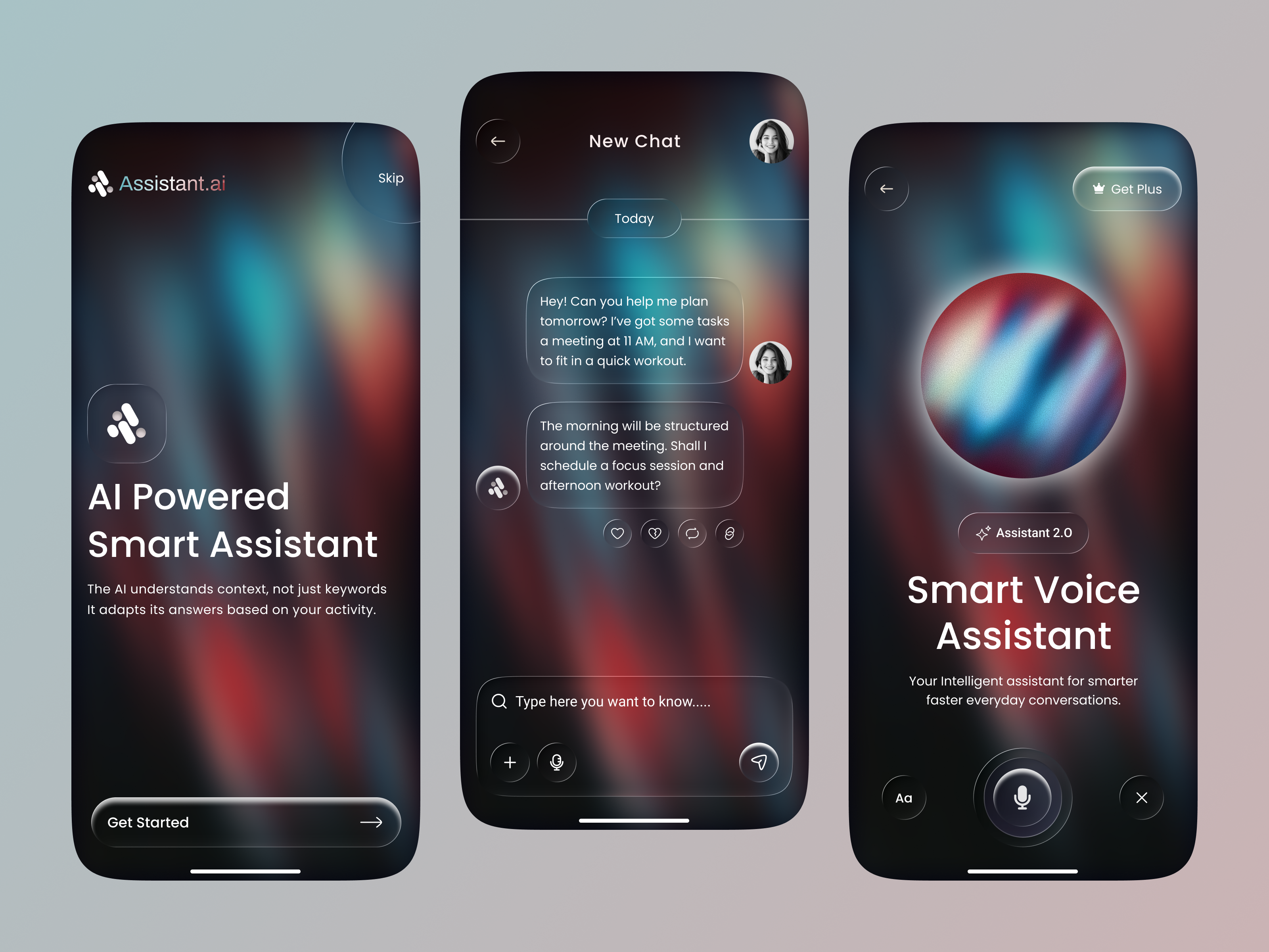 Example of Ai Assistant App Design And Development