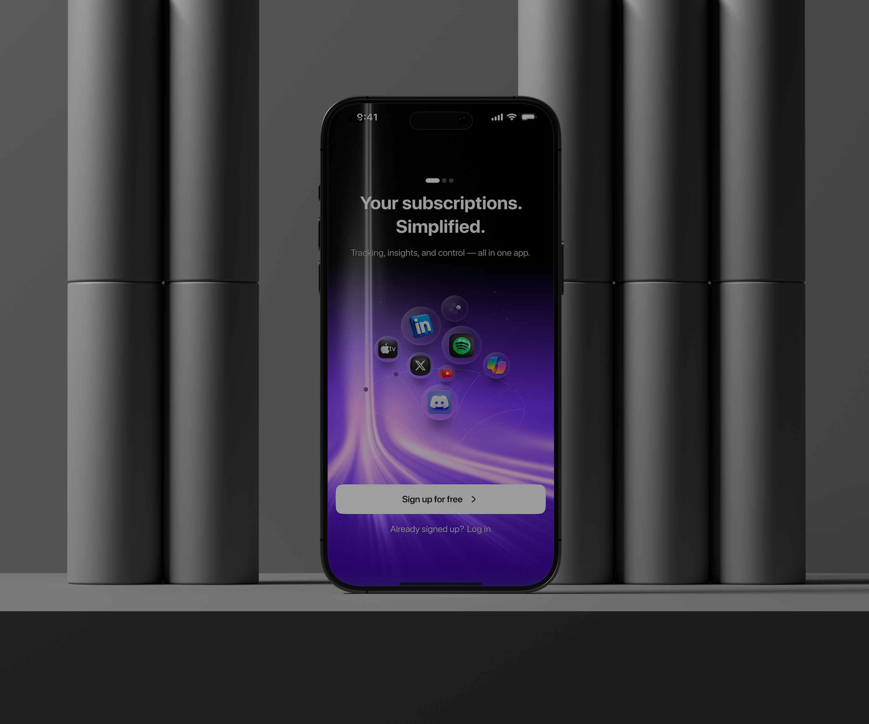 Subscription App graphic design ui uidesign uiux ux visualdesign
