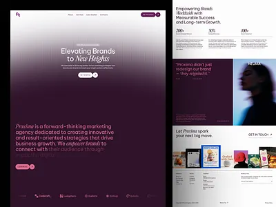 Proxima – Online Education Platform Landing Page animation design education landing page platform ui ui design uiux ux design web design website