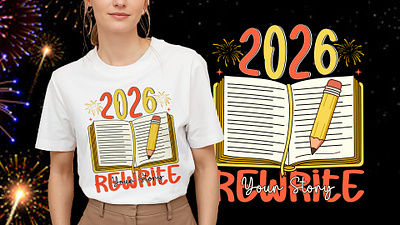 Custom Happy New Year 2026 T-shirt design 2026 graphic tee 2026 trends celebration t shirt colorful typography custom t shirt design festive t shirt design fresh start happy new year holiday apparel holiday t shirt inspirational t shirt motivational design new beginnings new year 2026 new year fashion party celebration design positive vibes t shirt design trendy new year design uplifting quote shirt